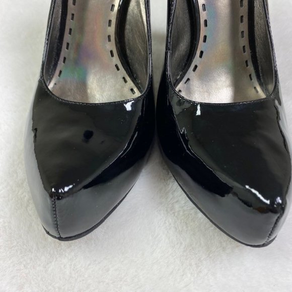 Gianni Bini Patent Leather Platform Stiletto Heels, LIKE NEW, size 8M - Picture 3 of 11